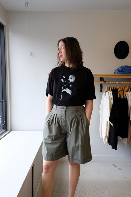 YMC - Long Walking Short - Sage Green - front