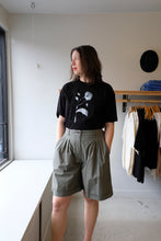 Load image into Gallery viewer, YMC - Triple T-Shirt - Welsh Poppy/Black - tucked

