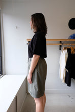 Load image into Gallery viewer, YMC - Triple T-Shirt - Welsh Poppy/Black - side
