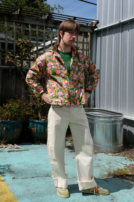 Thinking Mu - Floral Windstopper - Multicolour - front