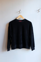 Homecore - Kallos Sponge Sweatshirt - Black - flat front