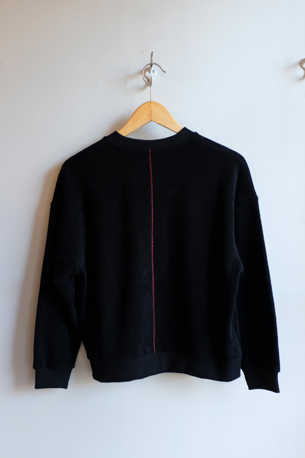Homecore - Kallos Sponge Sweatshirt - Black - flat back