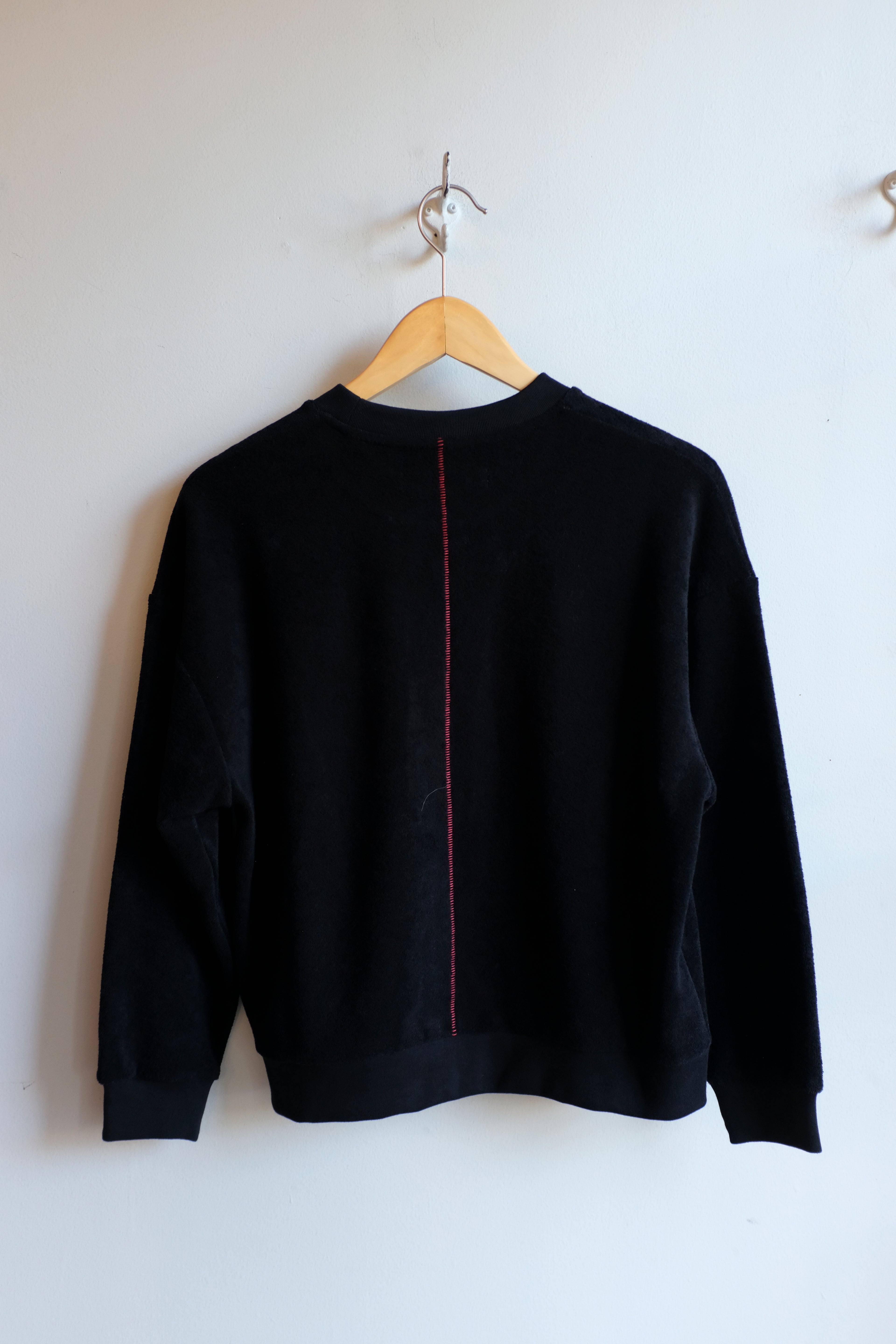 Homecore - Kallos Sponge Sweatshirt - Black - flat back