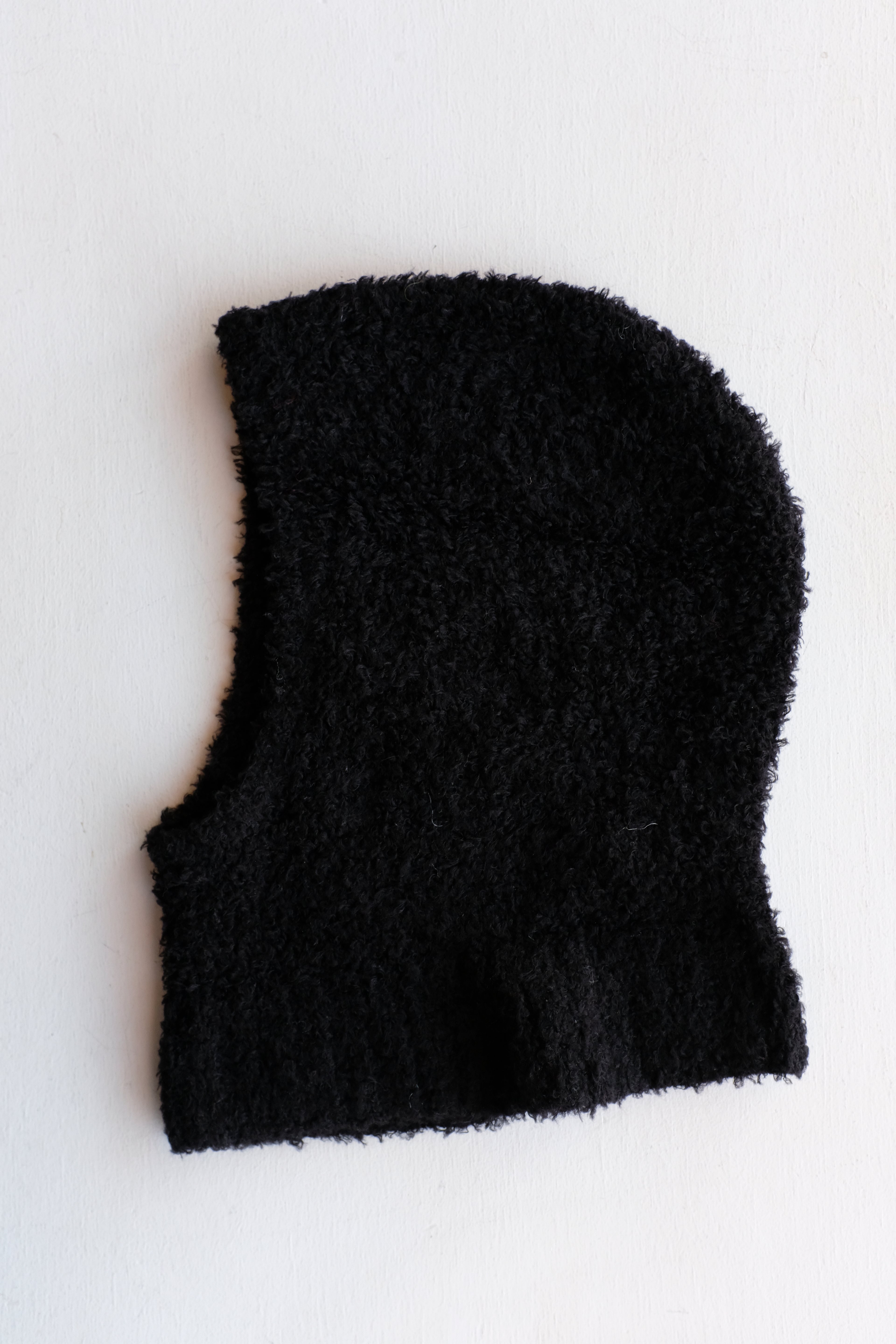 Fluffy Balaclava - Black