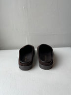 Ada Suede Clog - Dark Brown