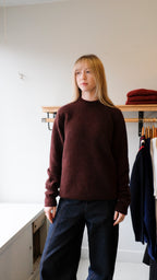 Filippa K - Yak Sweater - Burgundy - front