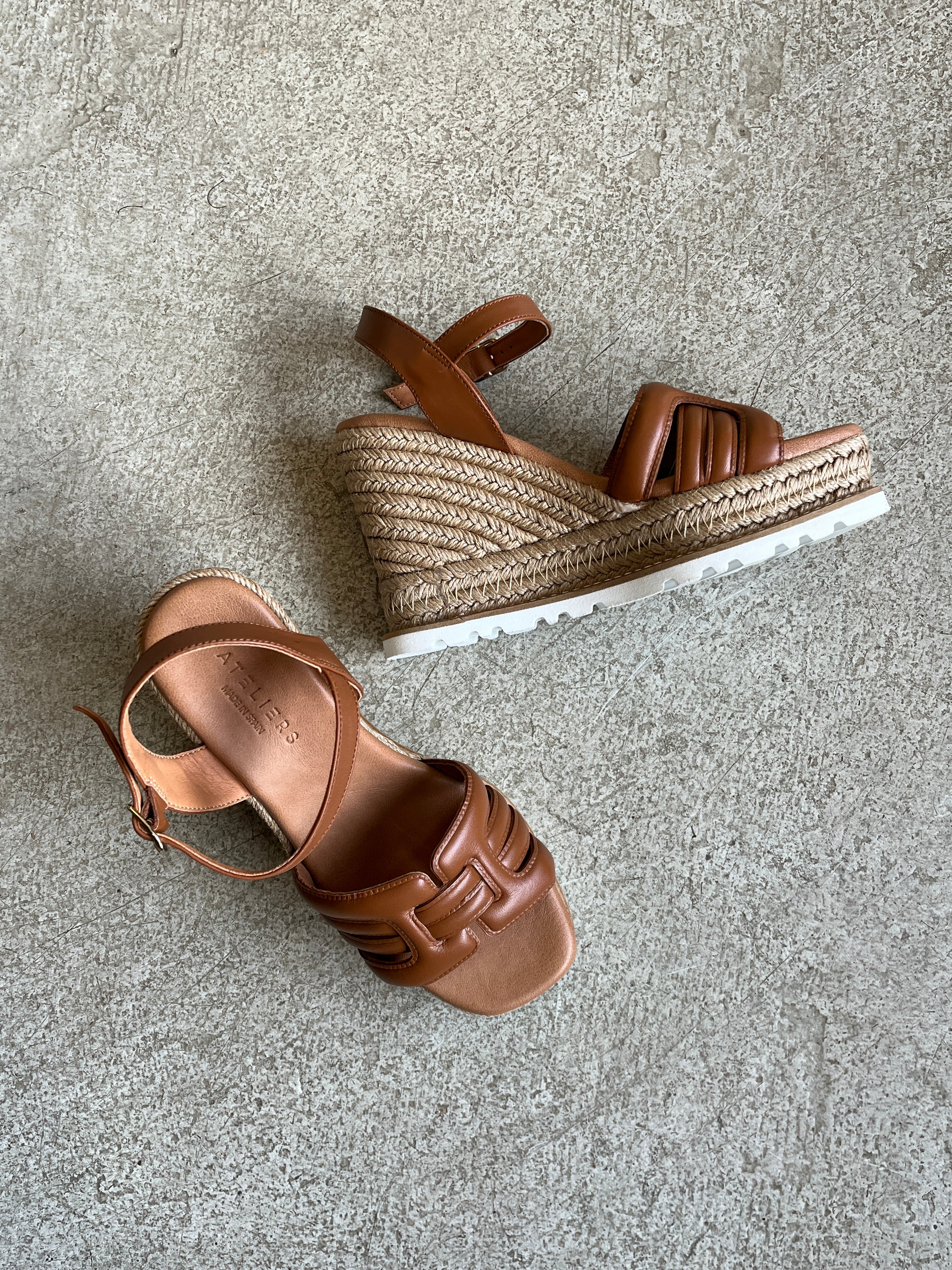 Ateliers Padma Espadrille Sandal - Tan