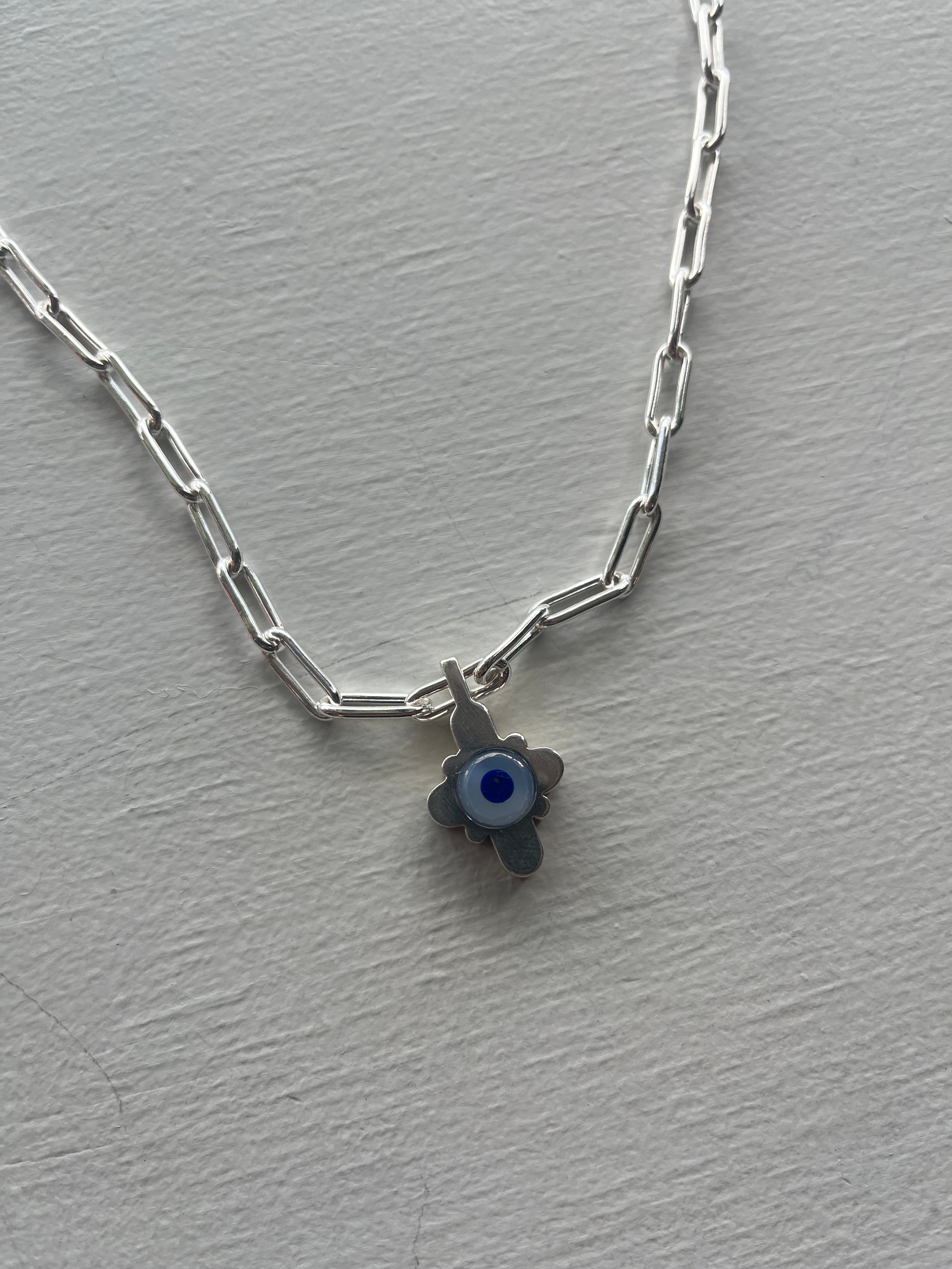 Lacar - Lee Necklace - Chalcedony/Lapis