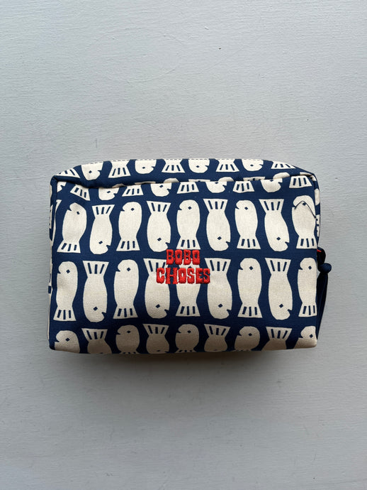 Bobo Choses - Lucky Fish Pouch - Navy Blue - front