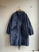 Load image into Gallery viewer, Universal Works - Beach Parka - Navy Splash Nylon - flat front
