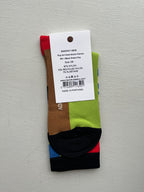 Pop Art Hand Socks Femme (36-40) - Black Green Pop