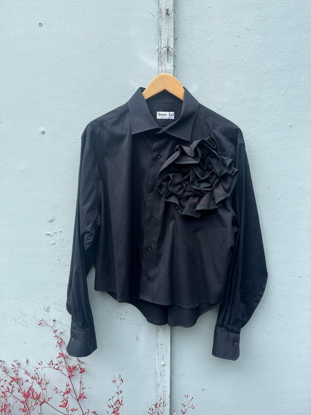 Rosette Shirt - Black