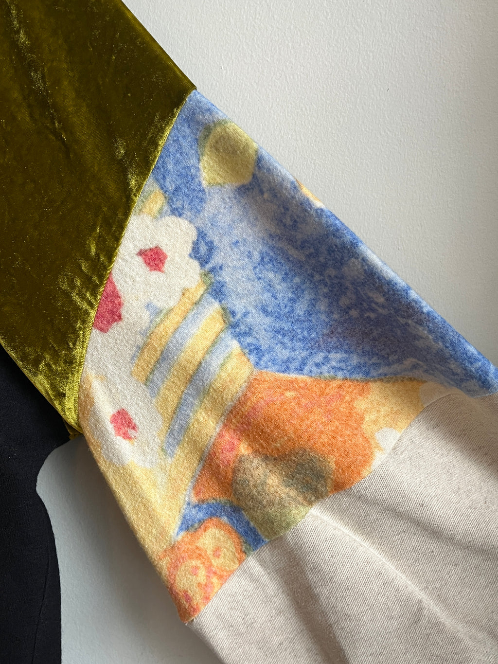 Anntian Mix Sweater - Print 1A, sleeve details