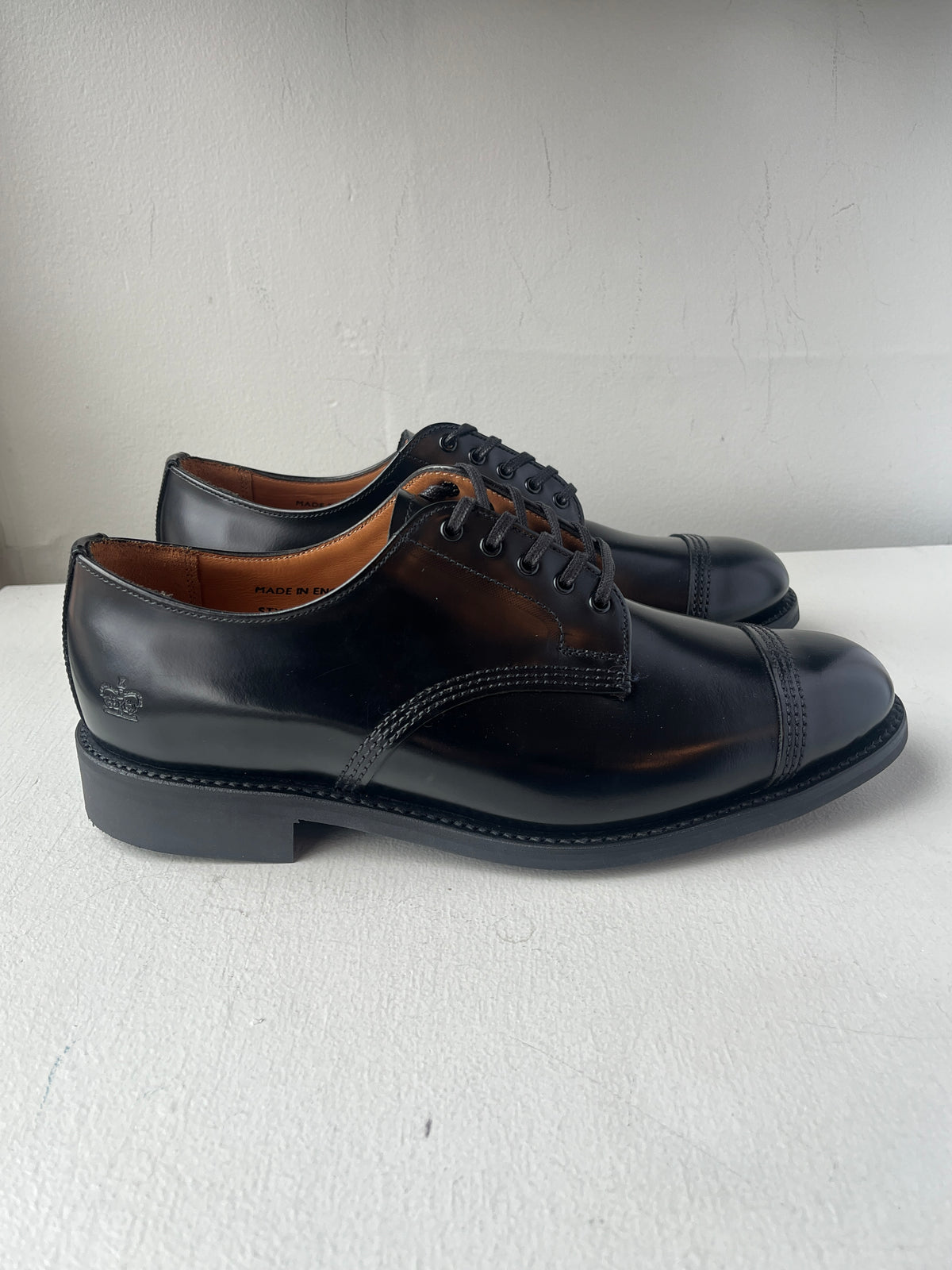 Military Derby Shoe - Black