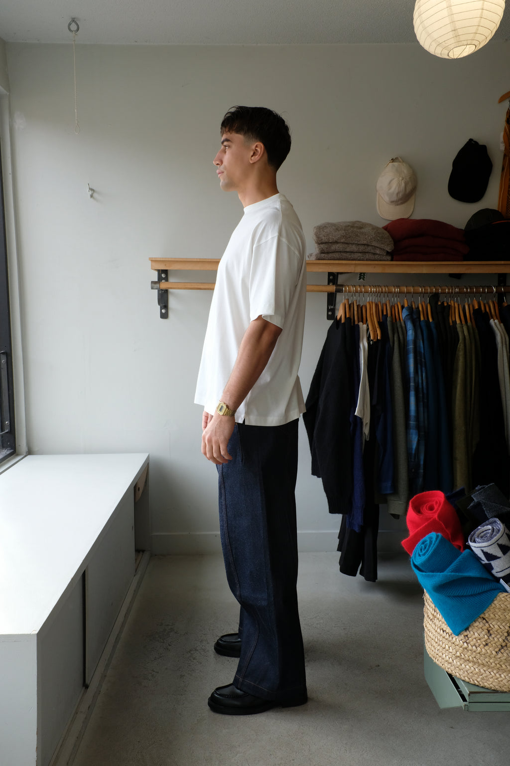 Displaced Seam Jean - Indigo