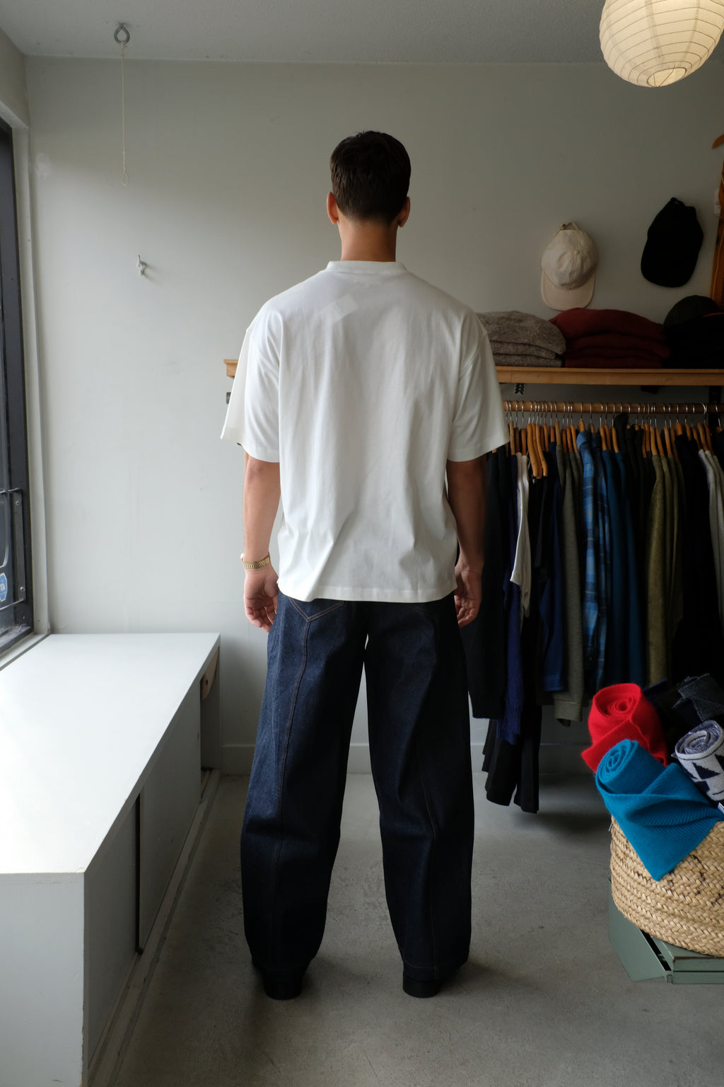 Displaced Seam Jean - Indigo