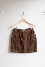 Sally Short Skirt - Shitake