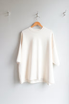 Minimum - Norah T-Shirt - Coco Milk - flat front