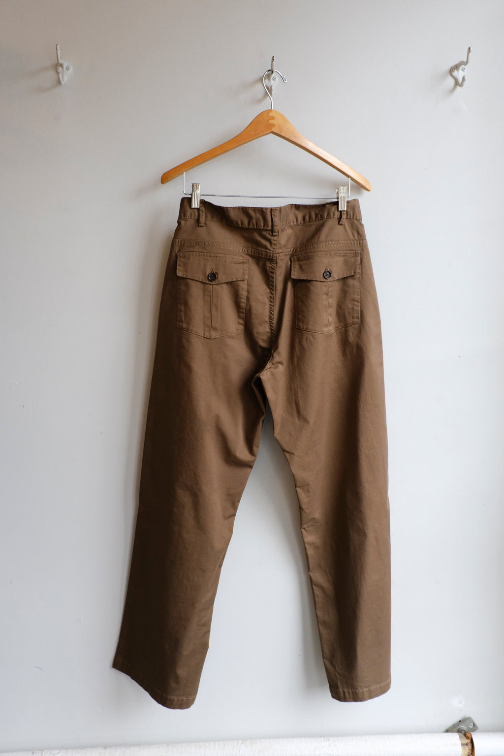 Oliver Spencer - Utility Trousers - Beige (Tomlin) - Back

