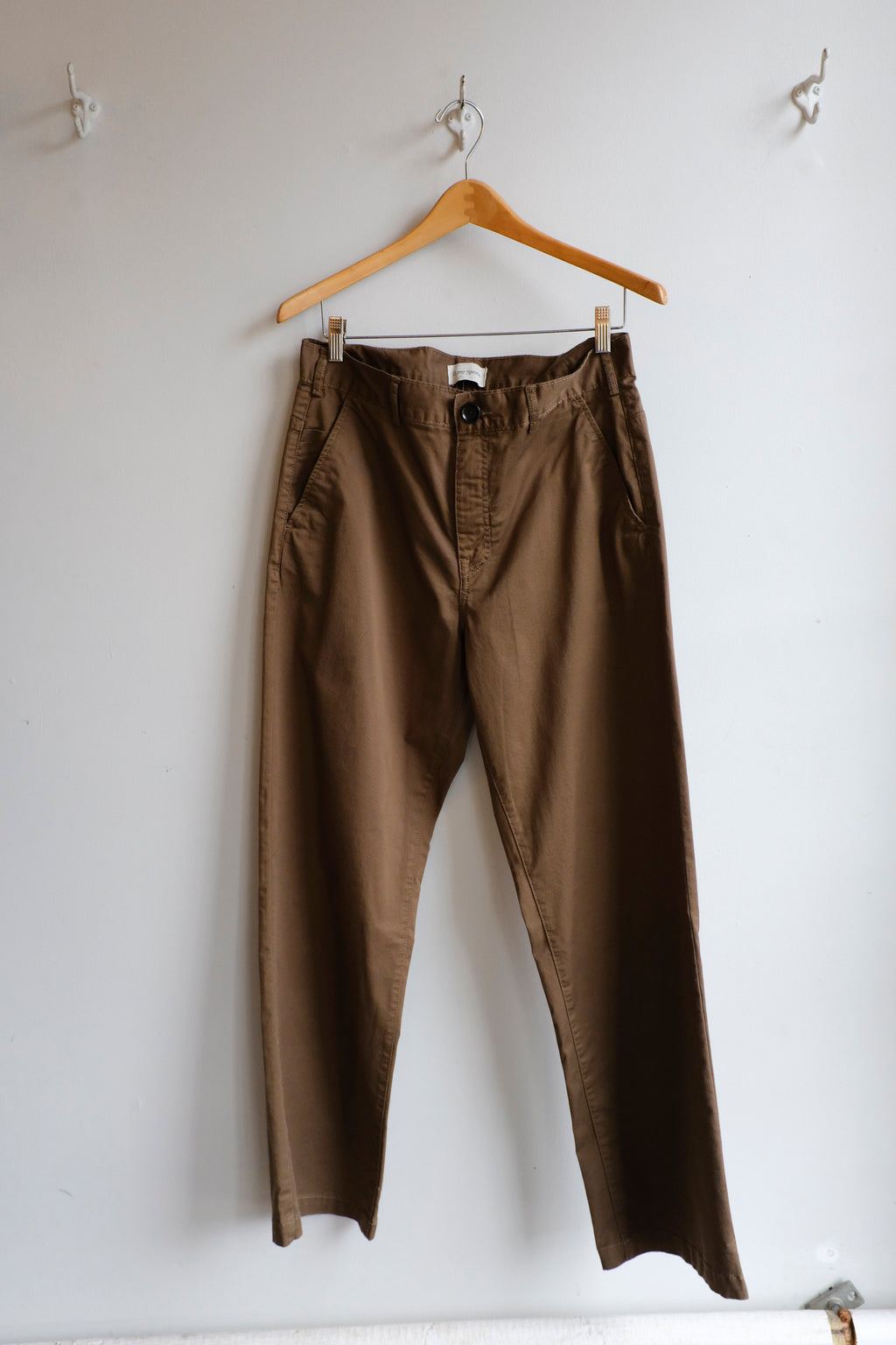 Oliver Spencer - Utility Trousers - Beige (Tomlin) - Front
