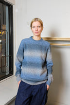 Samsoe Samsoe - Aiden Crew Neck Sweater - Stellar Stripes - front