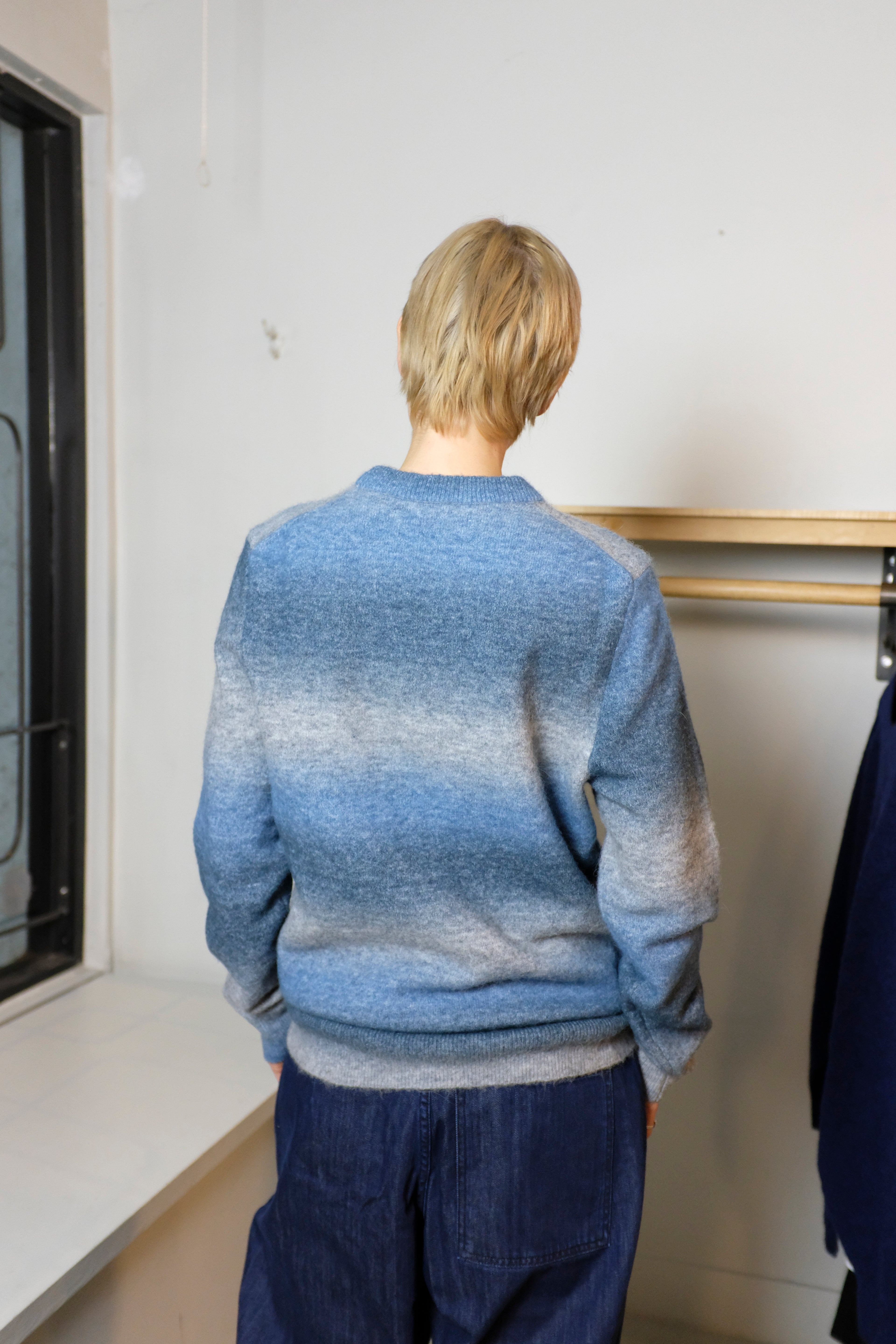 Samsoe Samsoe - Aiden Crew Neck Sweater - Stellar Stripes - back