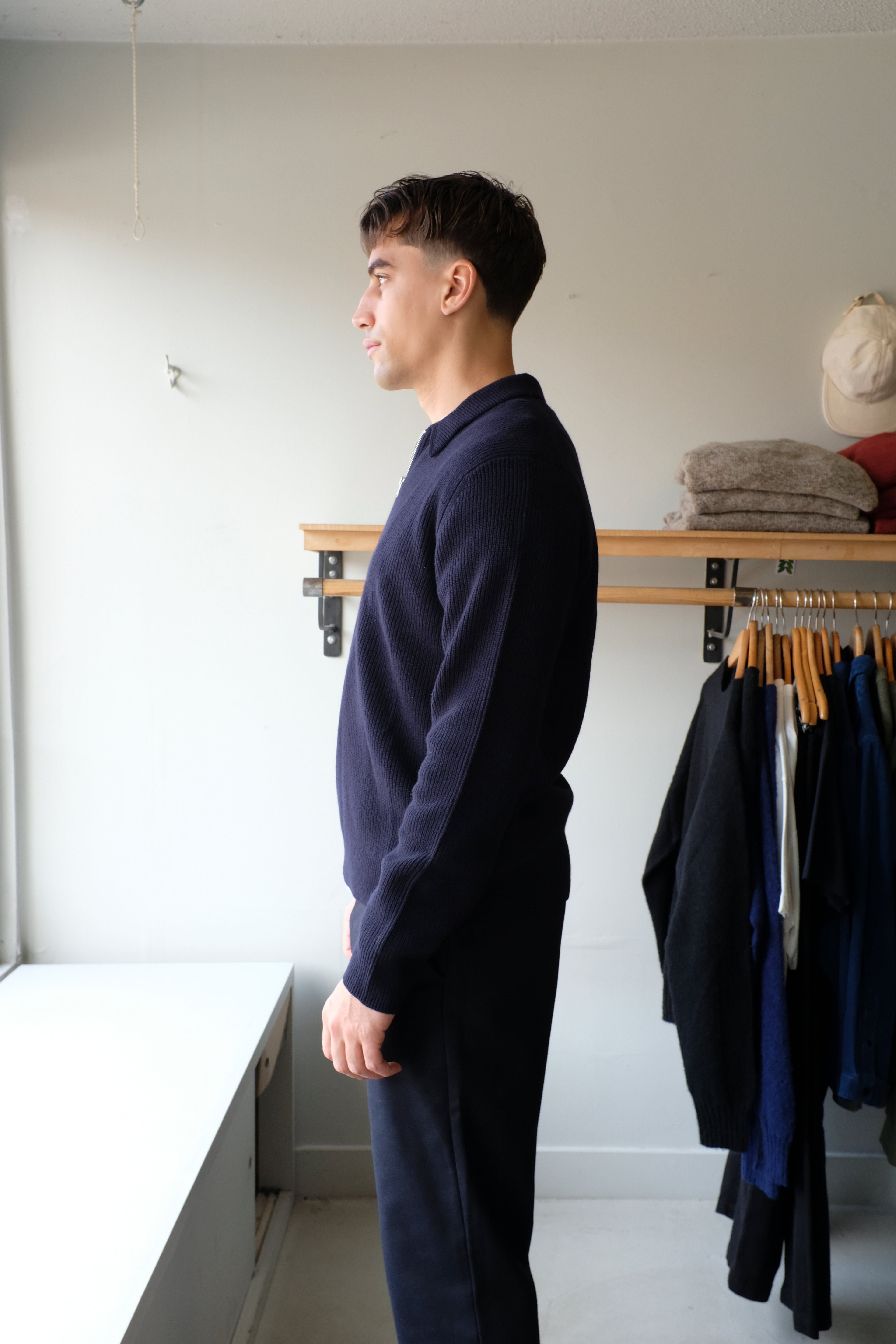 Samsoe Samsoe - Saisaks Half Zip Polo - Salute - side