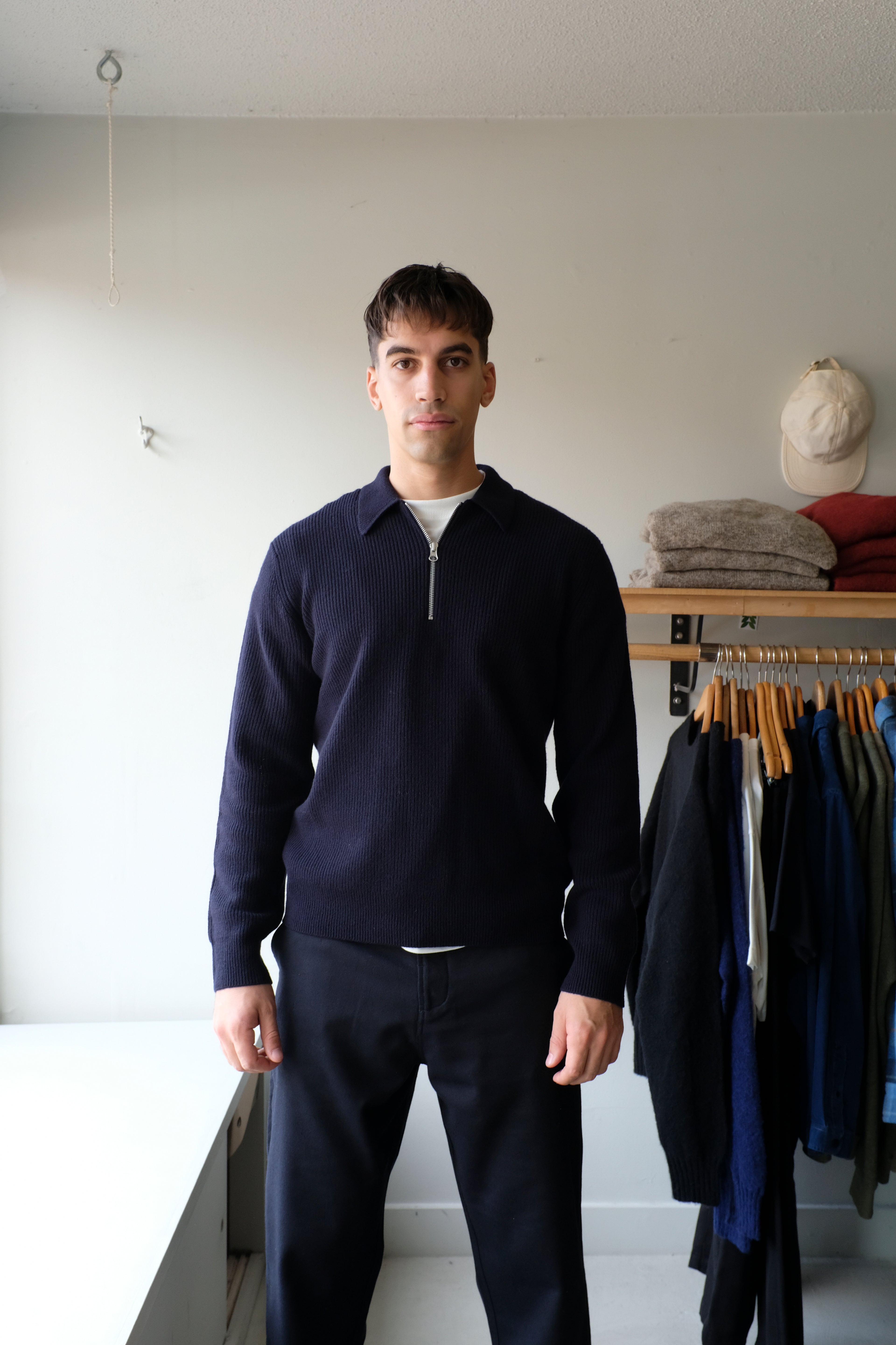 Samsoe Samsoe - Saisaks Half Zip Polo - Salute - front