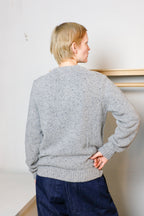 Samsoe Samsoe - Sanataniel Sweater - Grey Melange - back