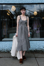 Load image into Gallery viewer, Allison Wonderland - Calista Dress - Black Gingham - front
