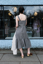 Load image into Gallery viewer, Allison Wonderland - Calista Dress - Black Gingham - back
