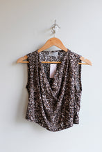 Load image into Gallery viewer, Allison Wonderland - Carr Blouse - Leopard - flat front

