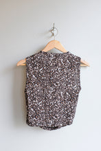 Load image into Gallery viewer, Allison Wonderland - Carr Blouse - Leopard - flat back
