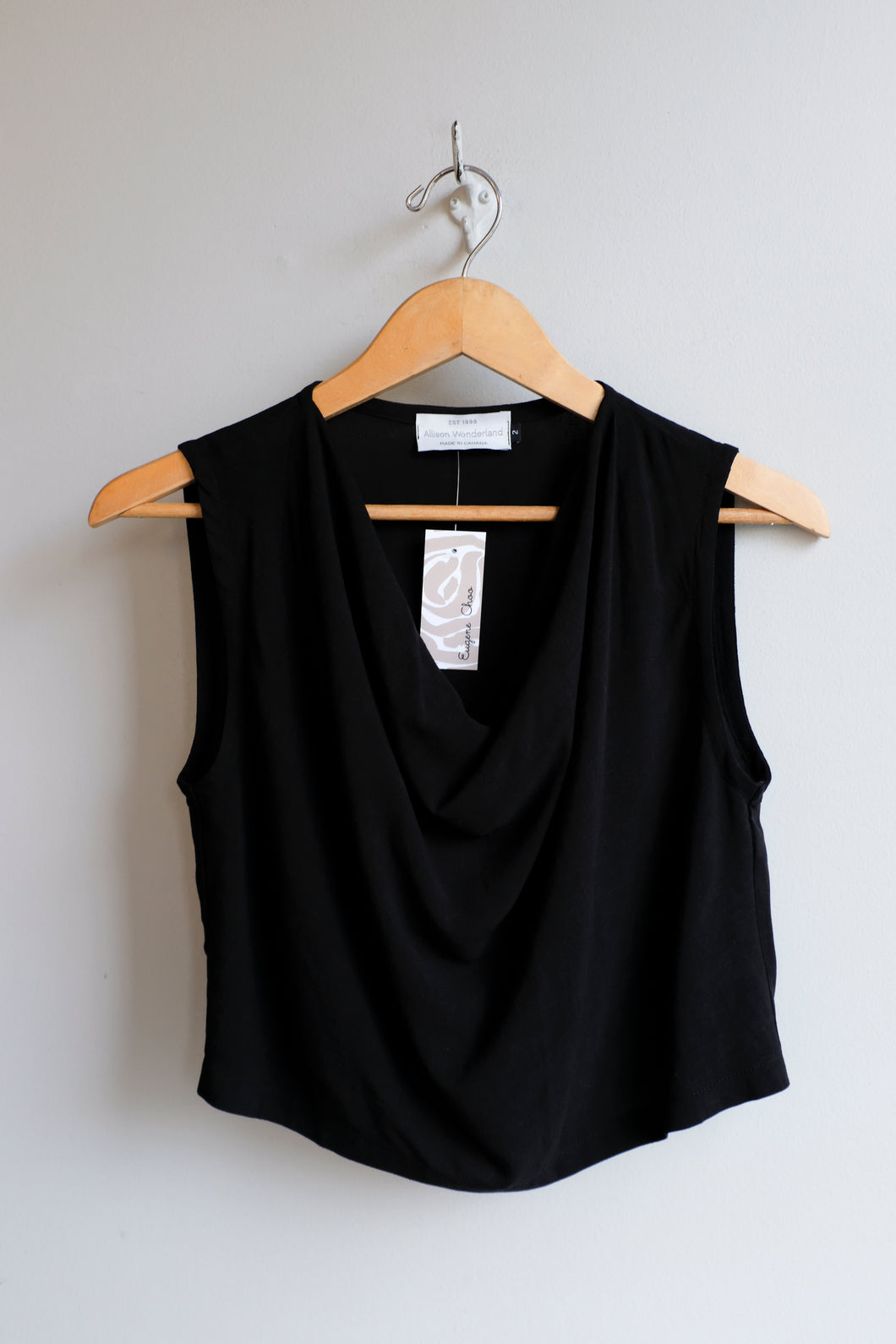 Allison Wonderland - Carr Blouse - Black - flat front