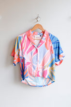 Load image into Gallery viewer, Allison Wonderland - Dockside Blouse - Tropical - flat front
