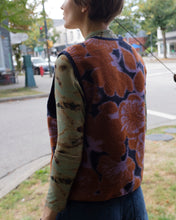 Load image into Gallery viewer, YMC - Jackie Reversible Vest - Navy Multi - floral back
