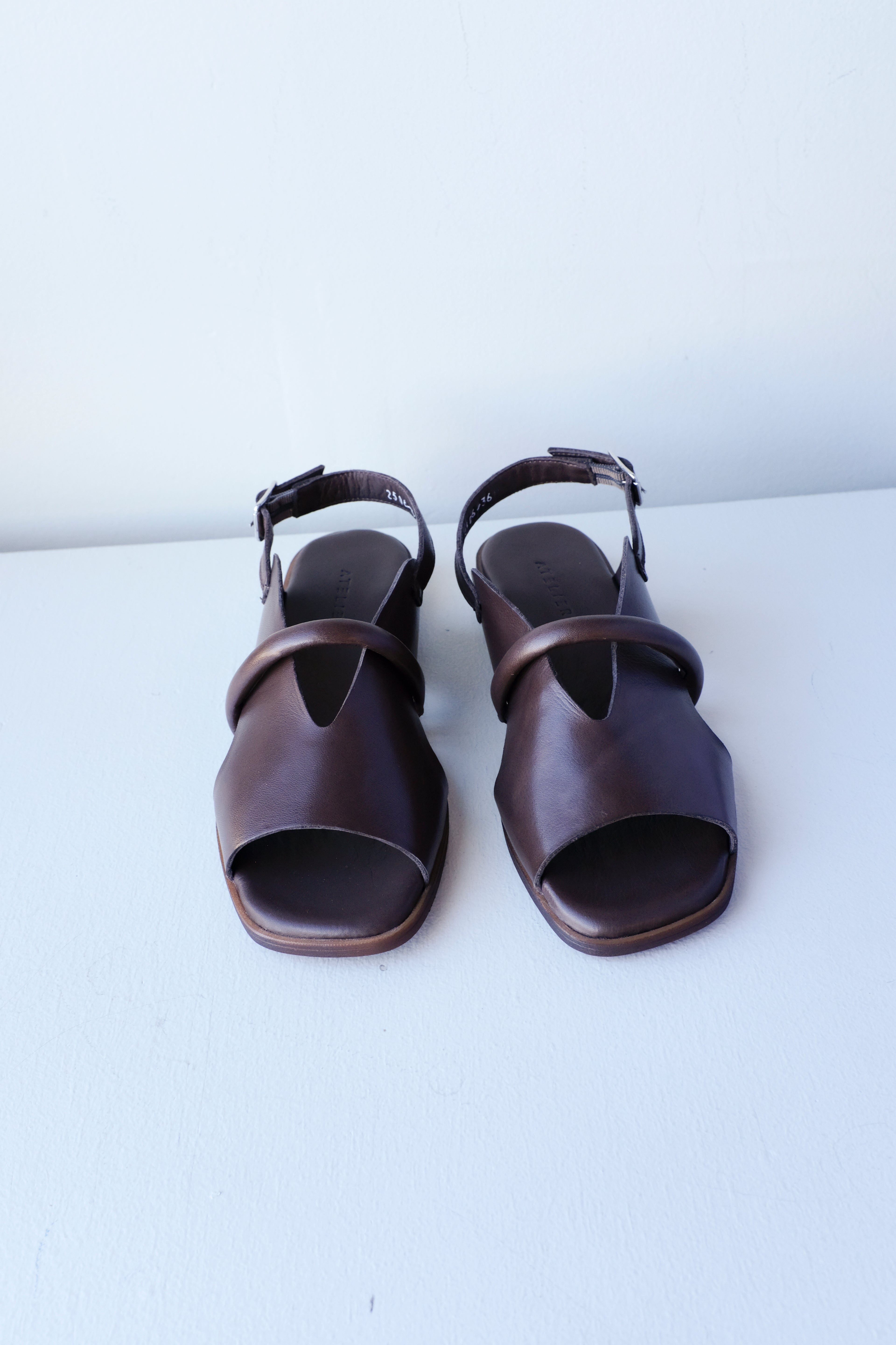 Atelier - Francesca Sandal - Chocolate - Front