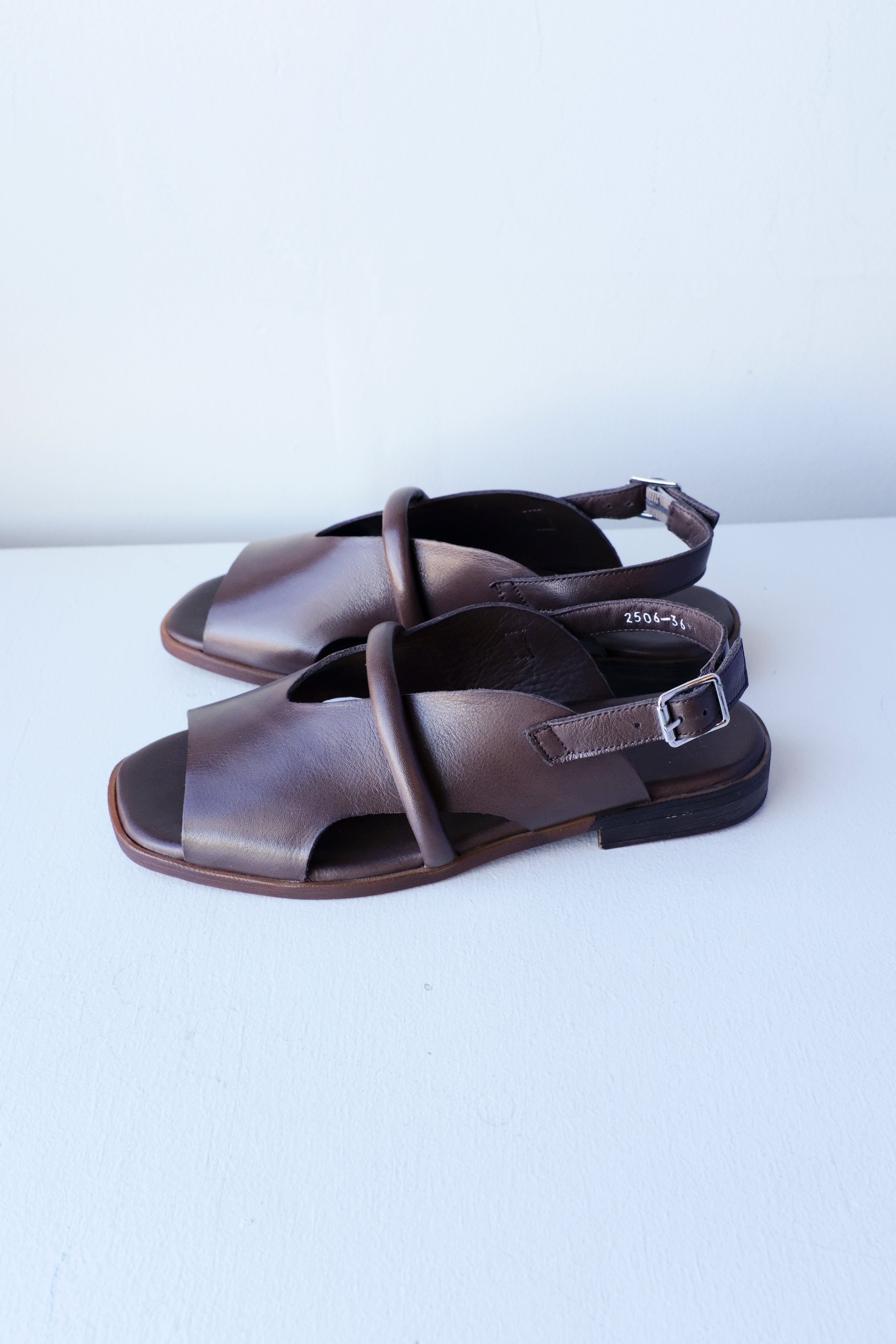 Atelier - Francesca Sandal - Chocolate - Side