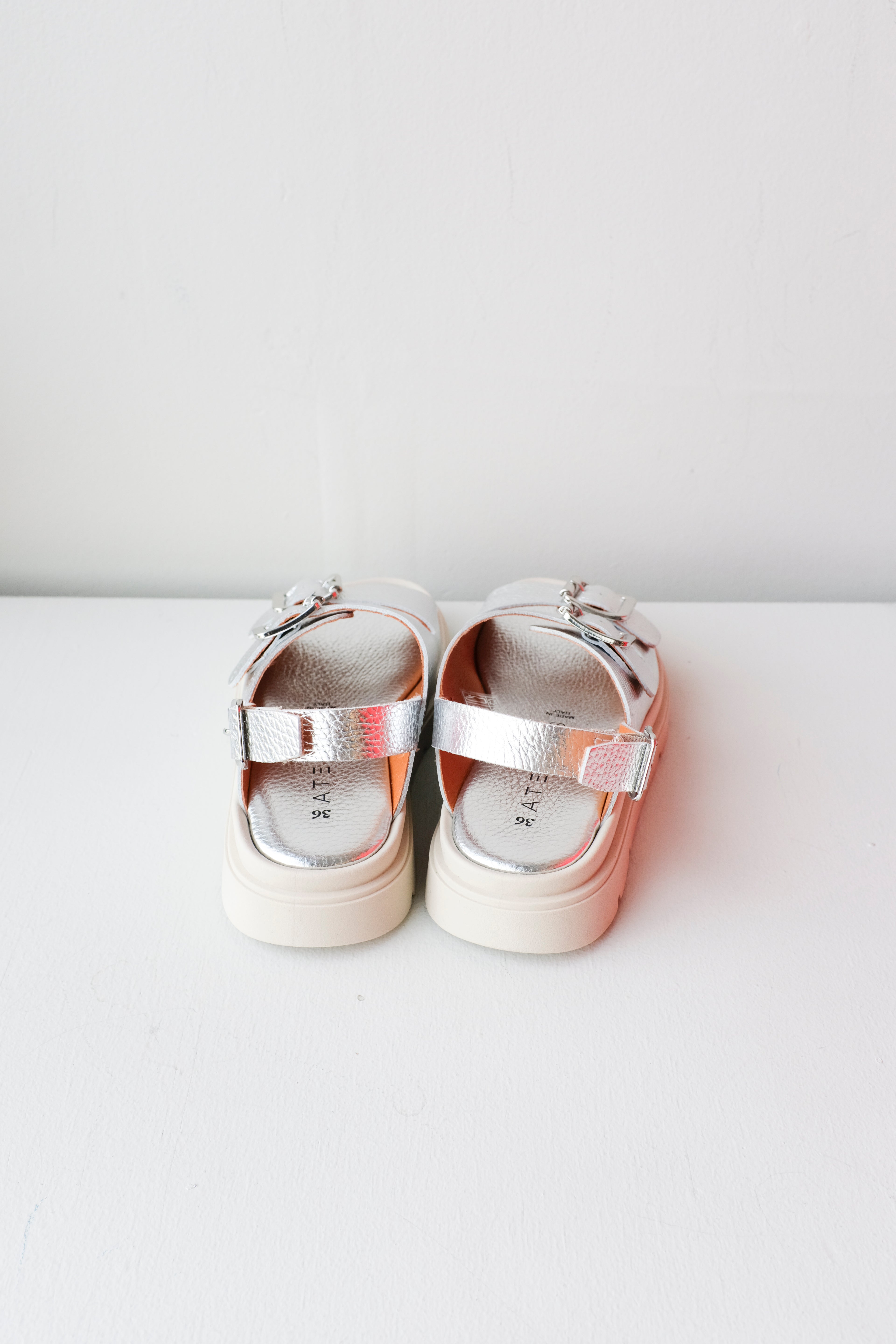 Ateliers - Candace Sandal - Platino Silver -back