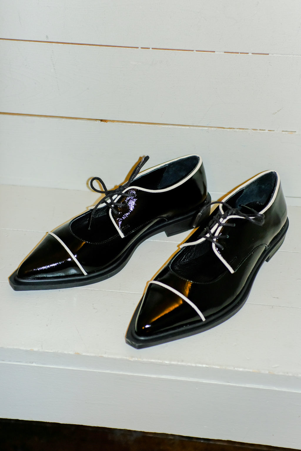 Ateliers Carolina Pointy Shoe - Black/Naplack