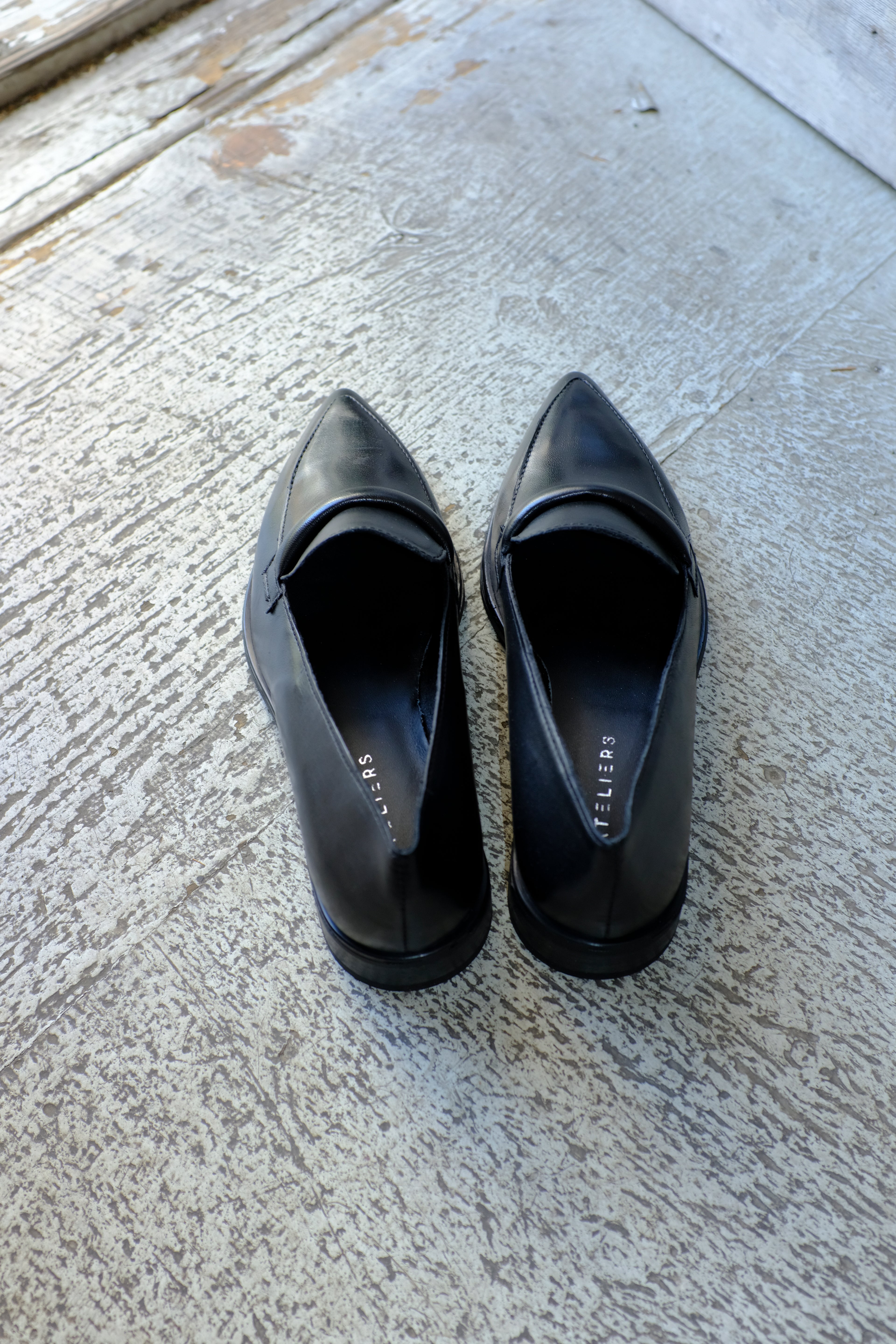 Ateliers Casey Pointy Shoe - Black