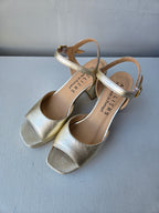 Ateliers - Erica Heeled Sandal - Gold