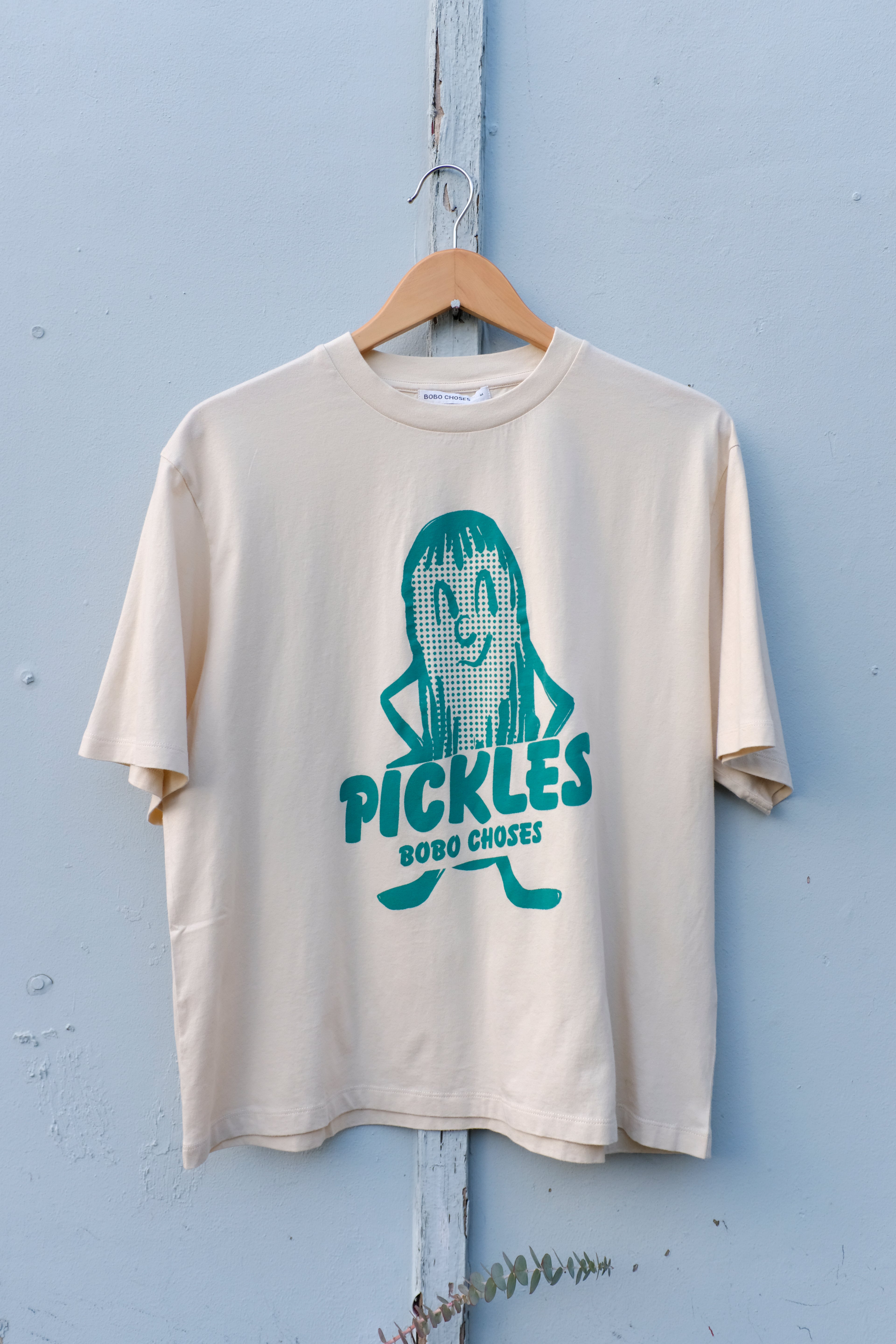 Bobo Choses - Mr. Pickles T-Shirt - Off-White - flat front