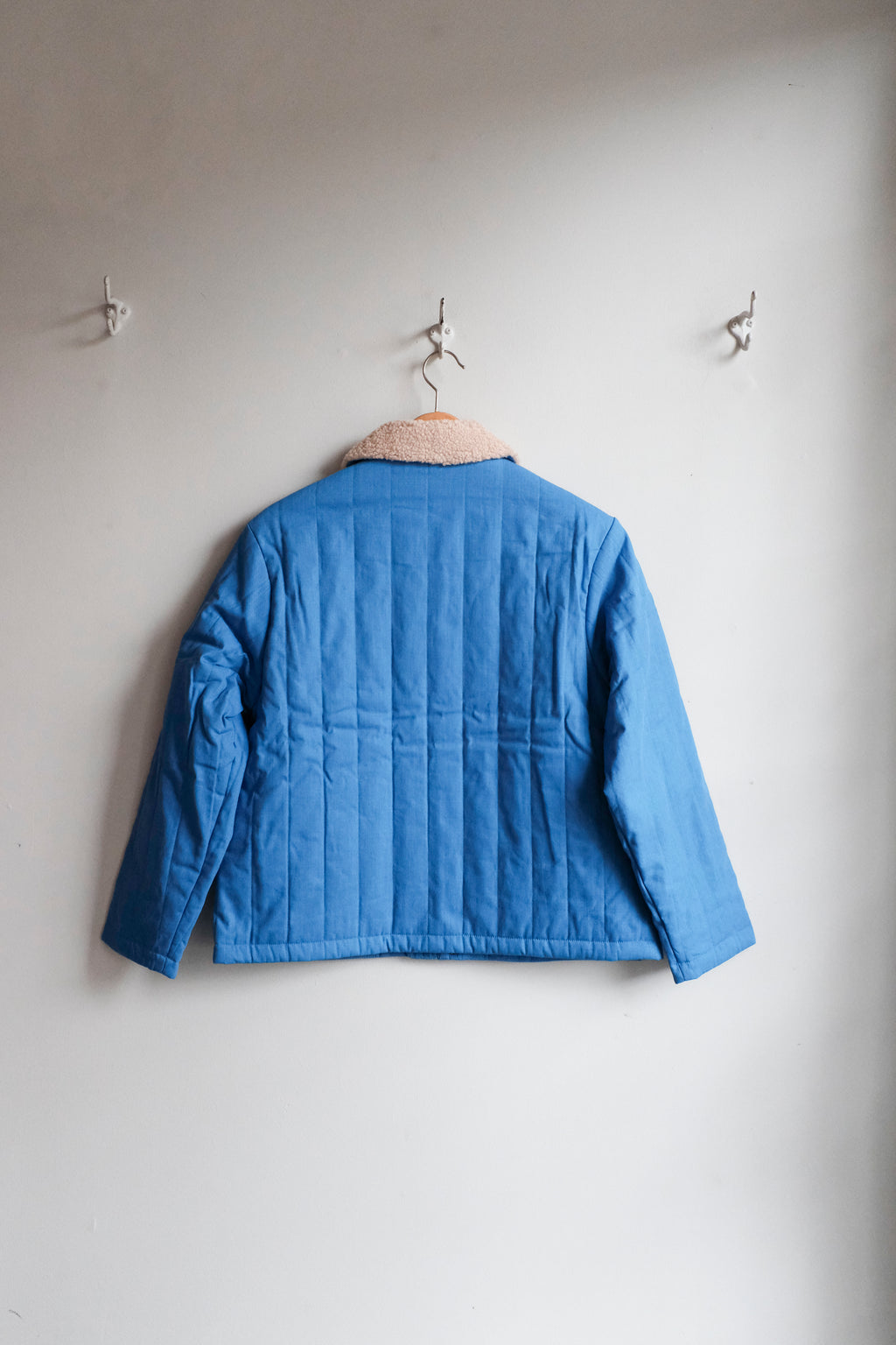Padded Cotton Work Jacket - Blue