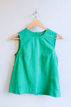 Bobo Choses - Recycled Cotton Top - Green - flat front