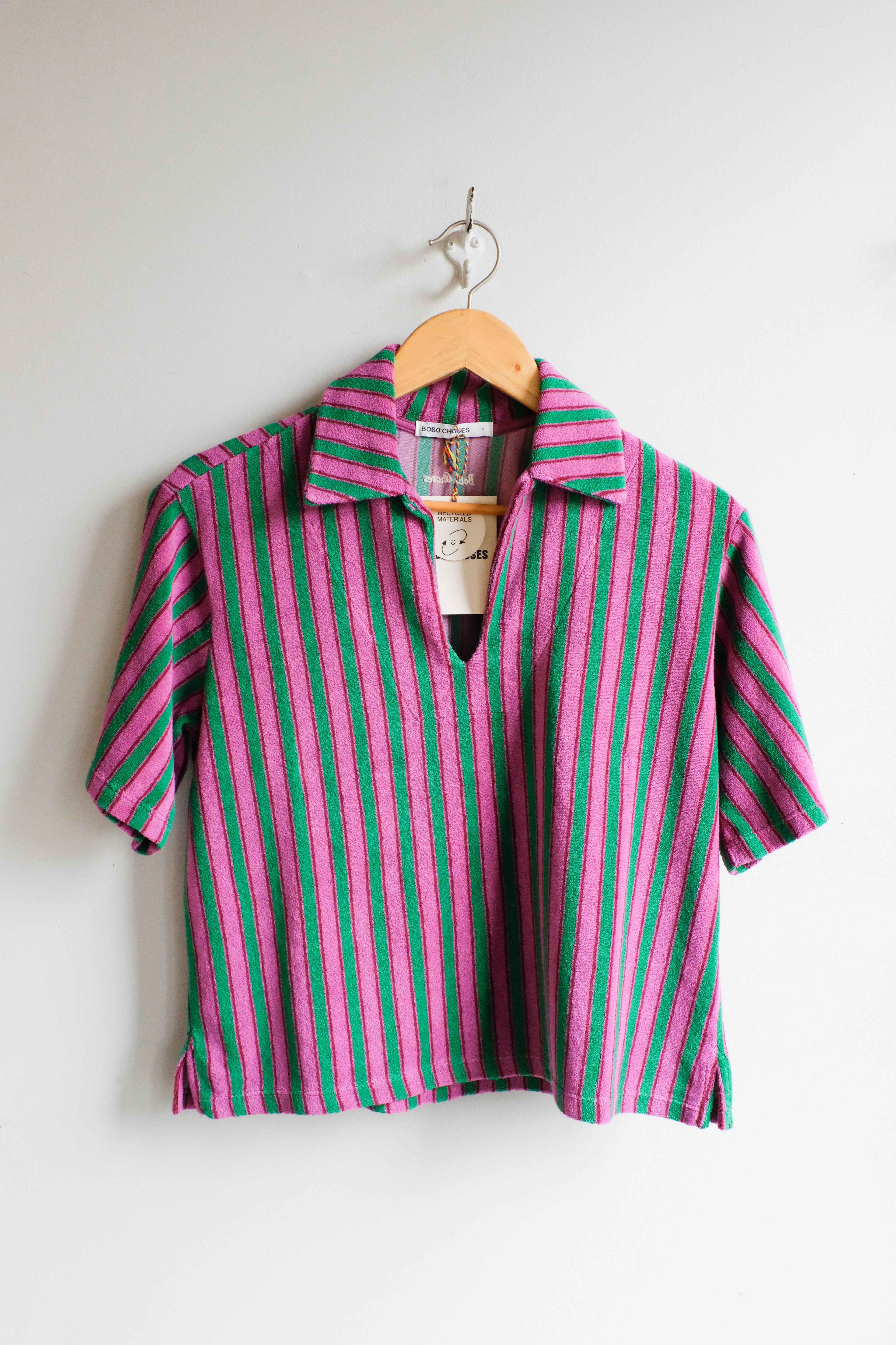 Bobo Choses - Terry Polo Shirt - Multicolour - flat front