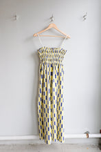 Load image into Gallery viewer, Thinking Mu - Brush Strokes Dress - Multicolour - flat back
