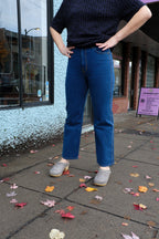 b-side - Plein High Straight - Van Blue - front