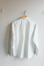 Load image into Gallery viewer, b-sides - Nolan Shirt - Green White Stripe - flat back
