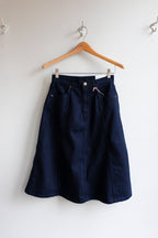 B-sides - Simone Skirt - Indigo Rinse - flat front